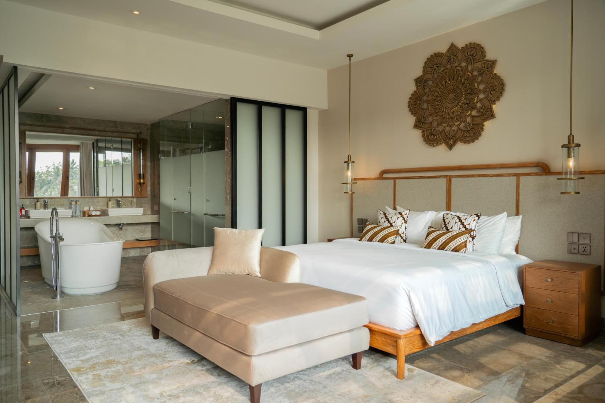 Goya Boutique Resort Ubud Exterior foto A bedroom at the hotel