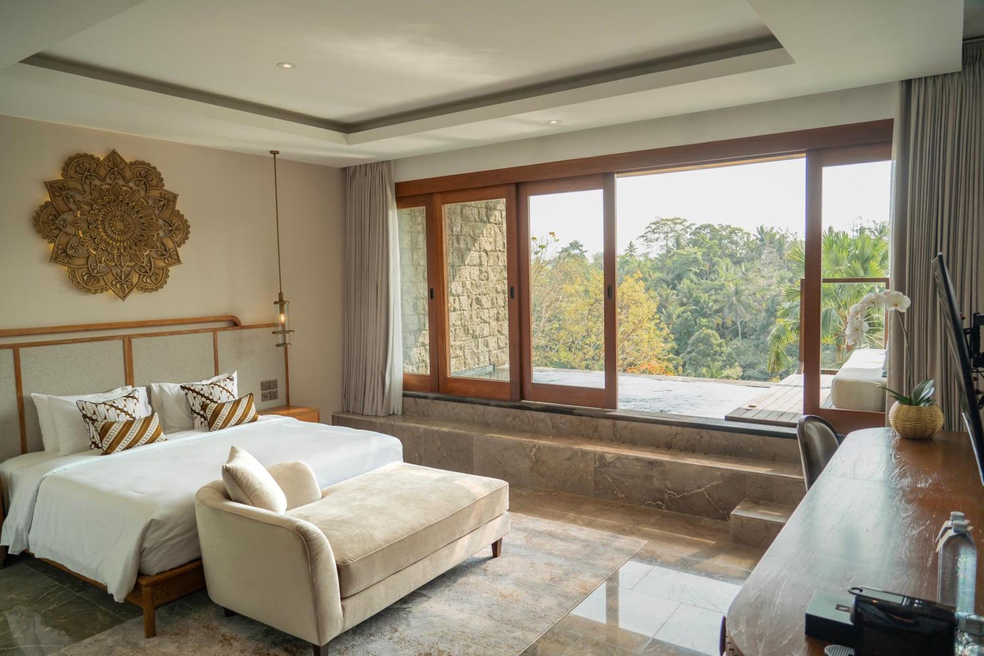 Goya Boutique Resort Ubud Exterior foto A bedroom at the hotel